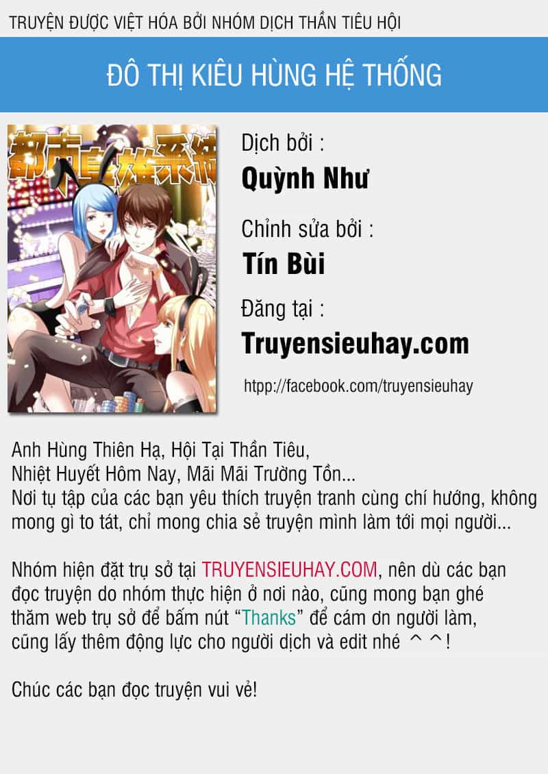 Đô Thị Kiêu Hùng Hệ Thống - Chương 108 - ảnh 1