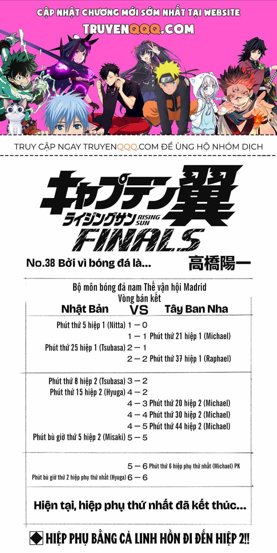 Đội Trưởng Tsubasa - Mặt Trời Mọc - Chung Kết - Chương 38 - ảnh 1