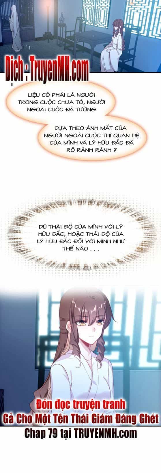 Gả Cho Một Tên Thái Giám Đáng Ghét - Chương 78 - ảnh 13