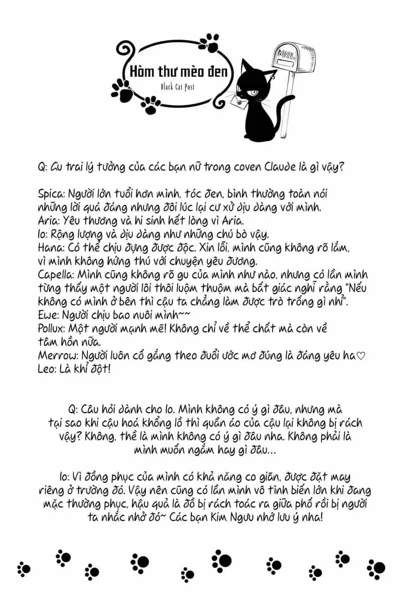 Hắc Miêu Và Lớp Học Phù Thủy - Chương 27.5 - ảnh 3
