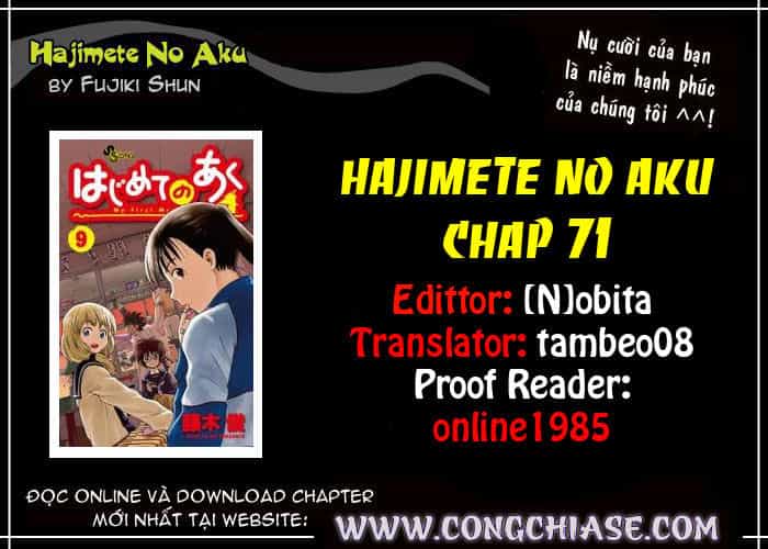 Hajimete No Aku - Chương 71 - ảnh 19