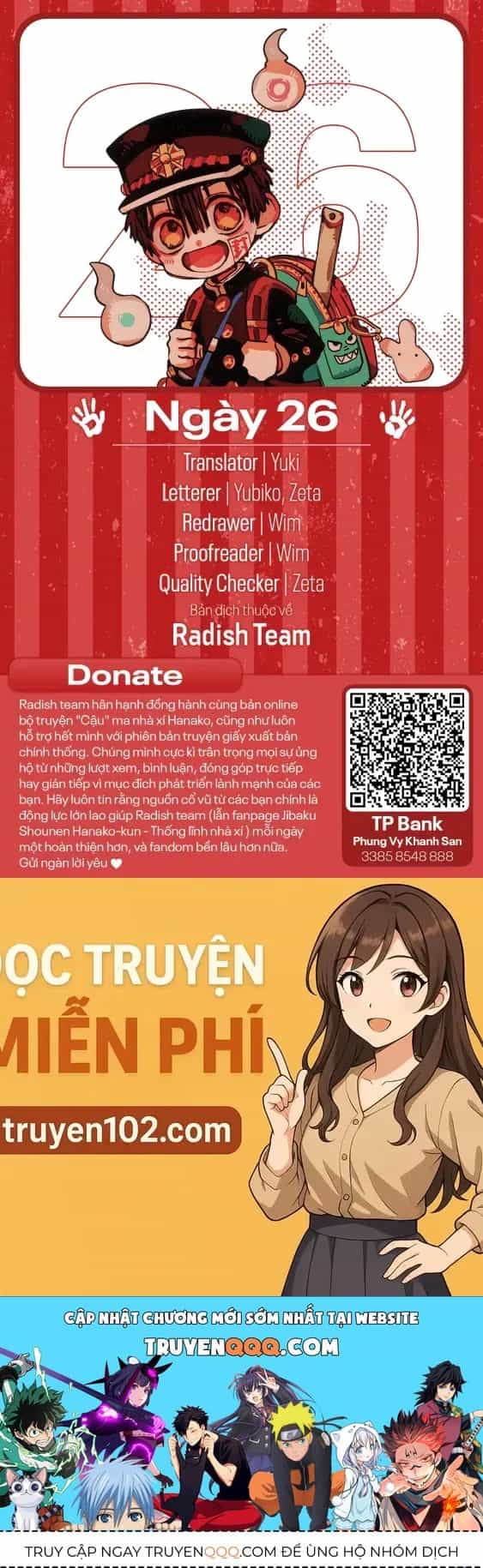 Hanako-Kun Sau Giờ Học - Chương 26 - ảnh 12