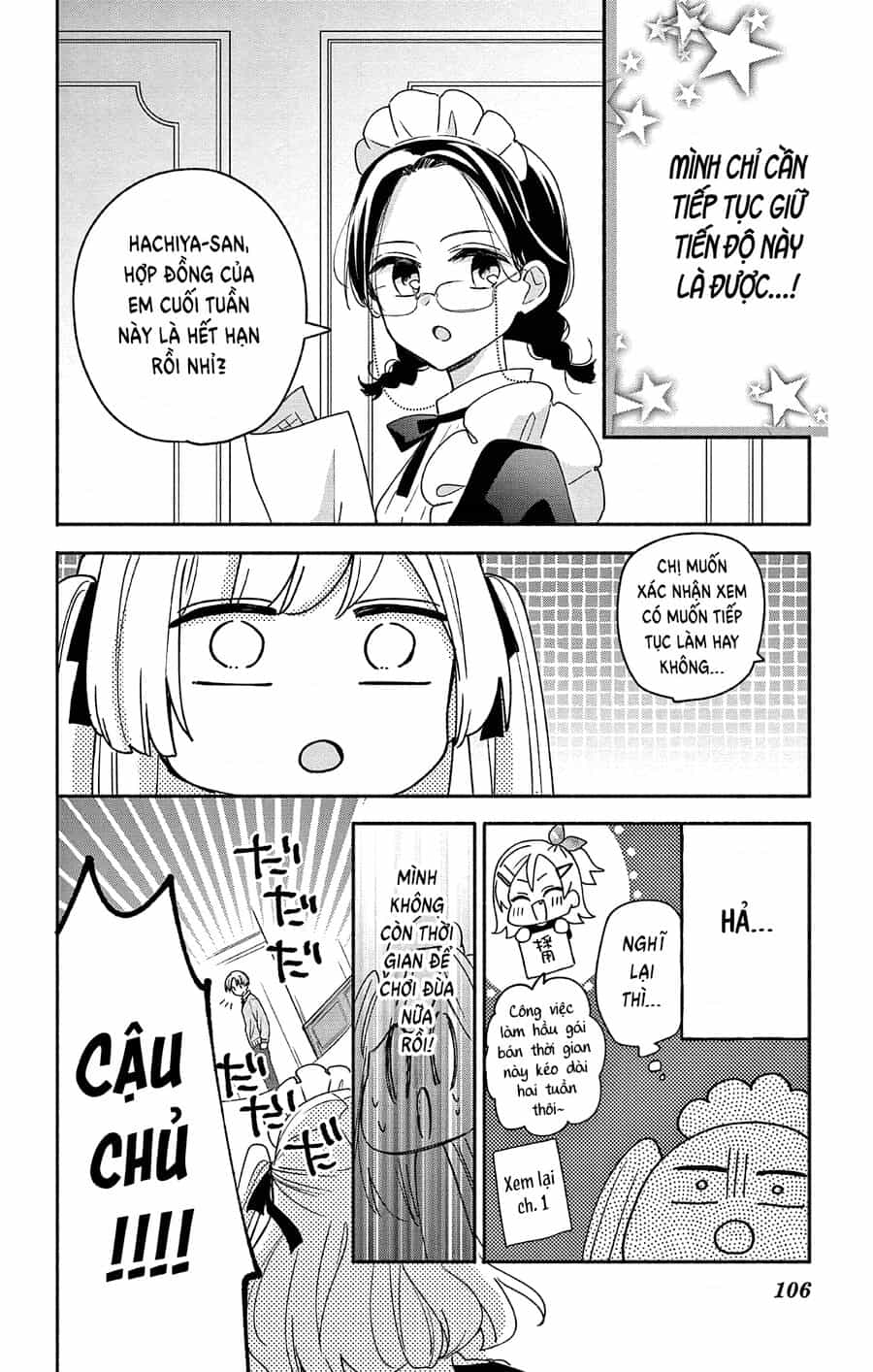 Hầu Gái Hachiya-Kun Biết Yêu - Chương 4 - ảnh 5