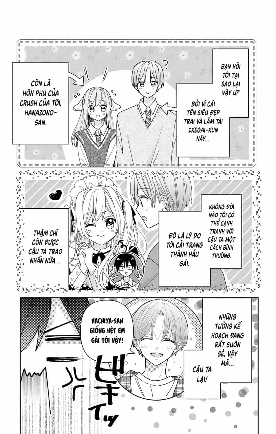 Hầu Gái Hachiya-Kun Biết Yêu - Chương 6 - ảnh 4