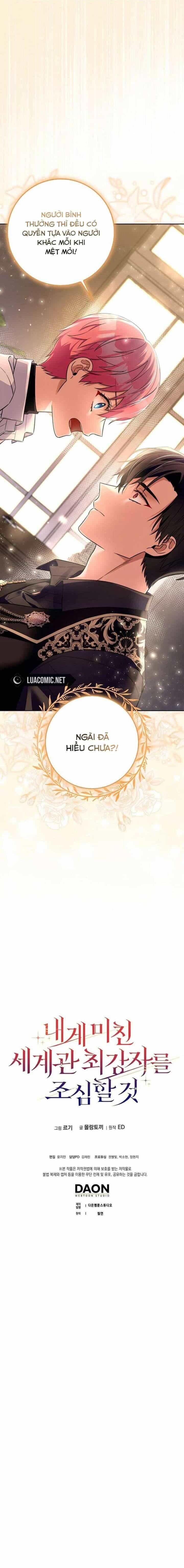 Hãy Cẩn Thận Với Người Đàn Ông Mạnh Nhất Đang Mê Muội Tôi - Chương 7 - ảnh 22