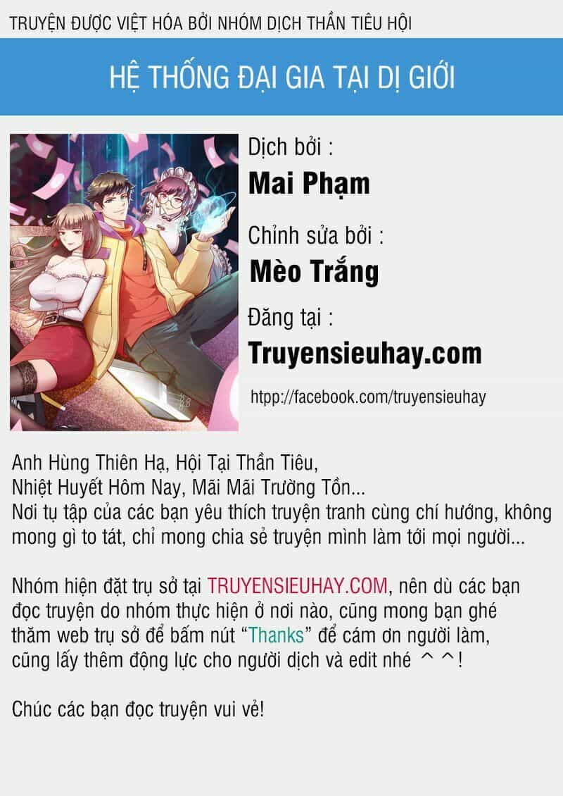 Hệ Thống Đại Gia Tại Dị Giới - Chương 9 - ảnh 1