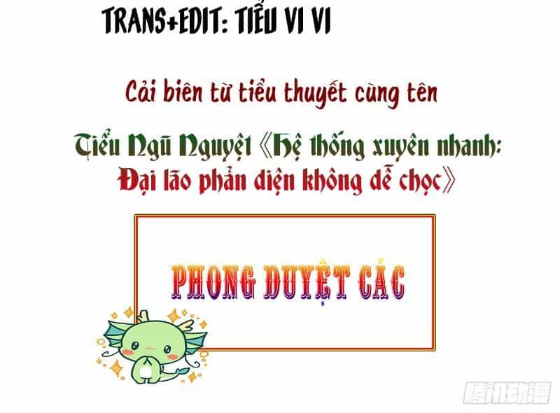 Hệ Thống Xuyên Nhanh: Ác Nam Không Dễ Chọc - Chương 14 - ảnh 2