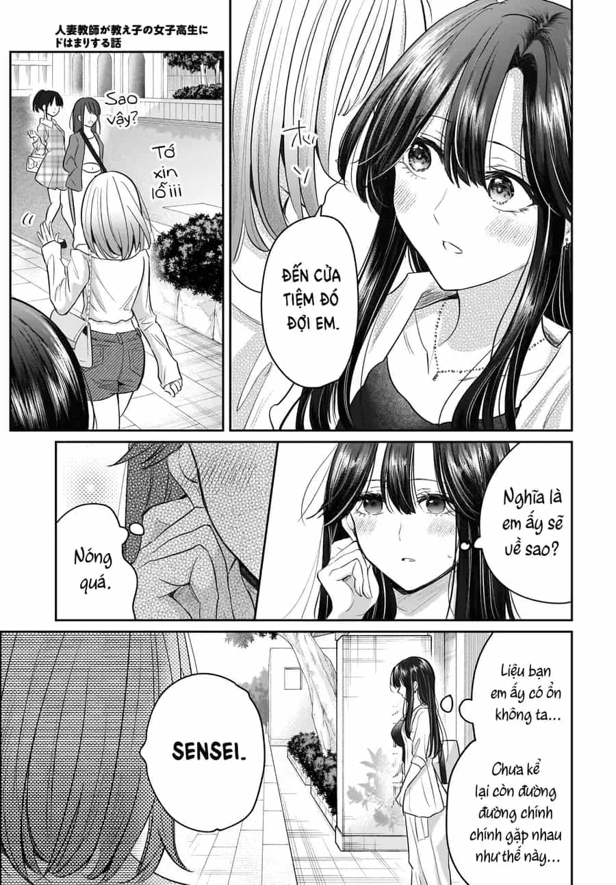 Hitodzuma Kyoushi Ga Oshiego No Joshi Koukousei Ni Do Hamari Suru Hanashi - Chương 4 - ảnh 13