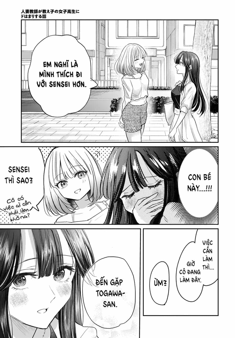 Hitodzuma Kyoushi Ga Oshiego No Joshi Koukousei Ni Do Hamari Suru Hanashi - Chương 4 - ảnh 15