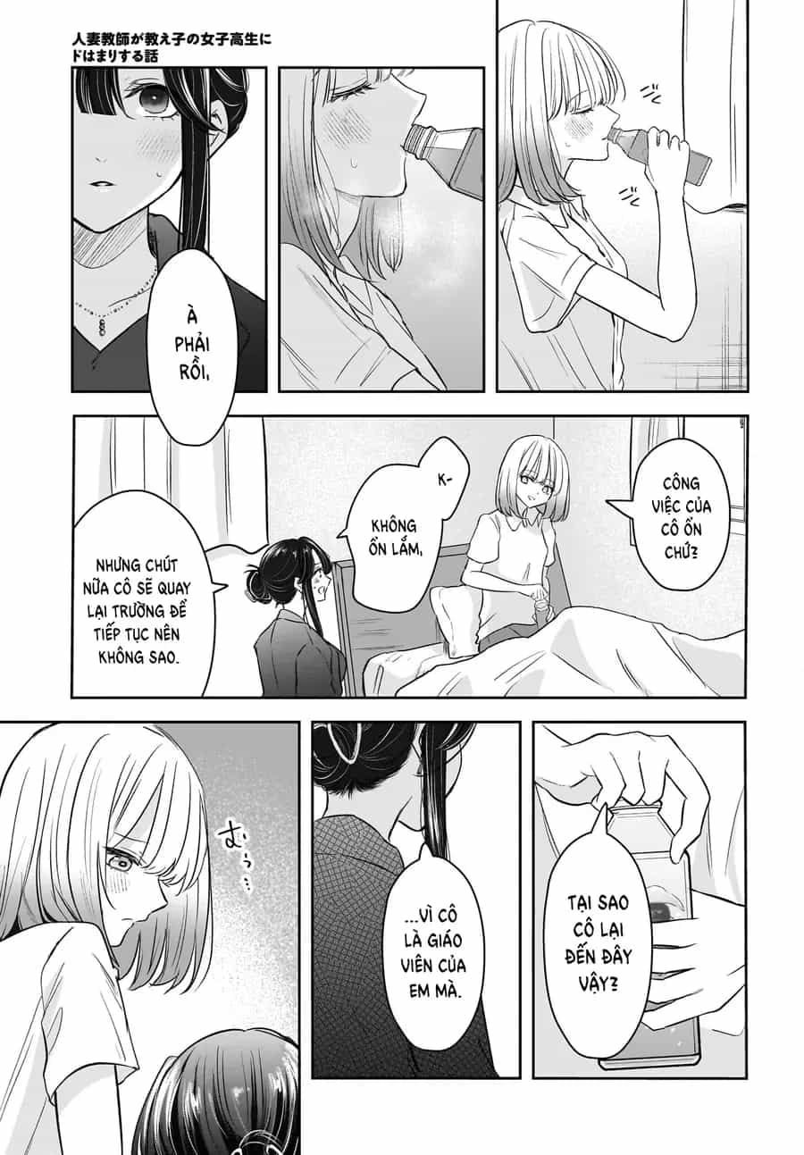 Hitodzuma Kyoushi Ga Oshiego No Joshi Koukousei Ni Do Hamari Suru Hanashi - Chương 8 - ảnh 12