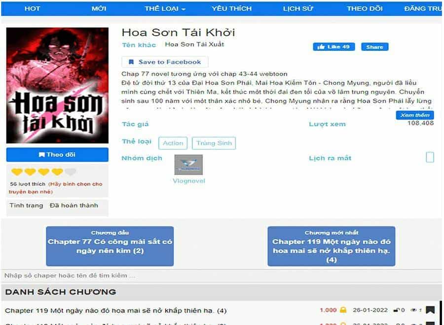 Hoa Sơn Tái Khởi - Chương 49 - ảnh 243