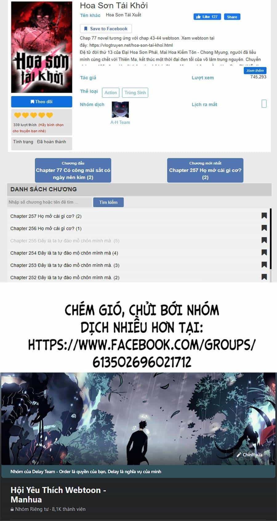 Hoa Sơn Tái Khởi - Chương 55 - ảnh 105
