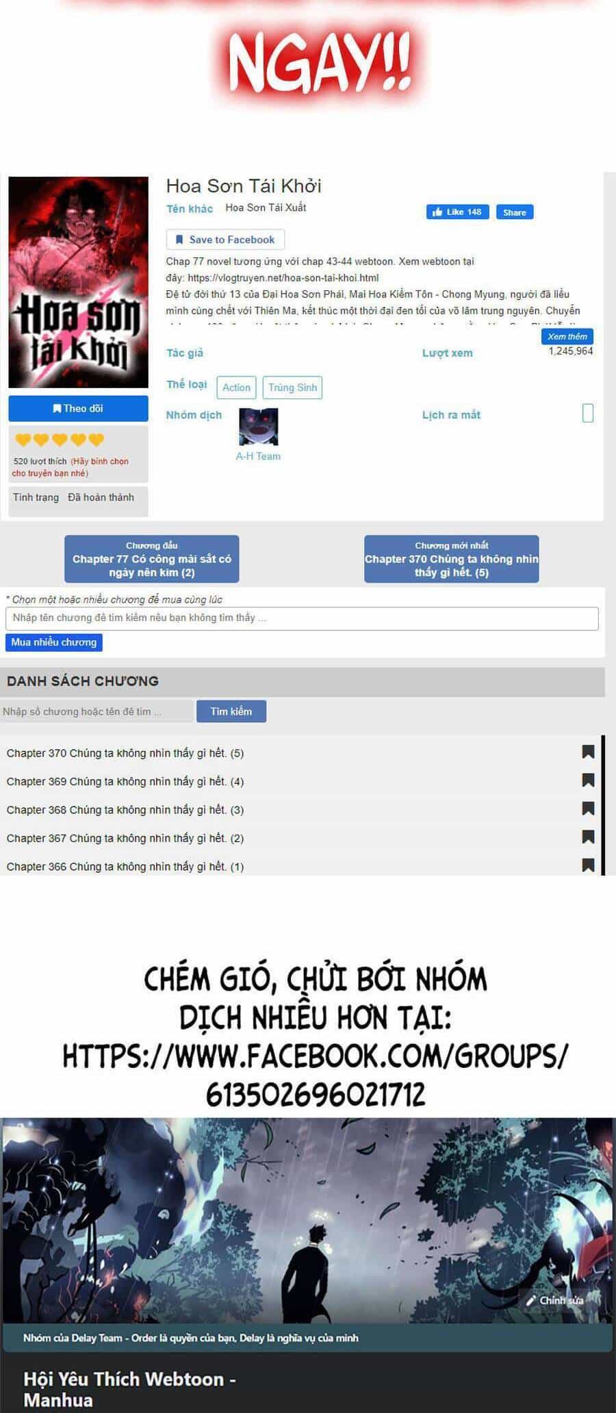 Hoa Sơn Tái Khởi - Chương 60 - ảnh 112