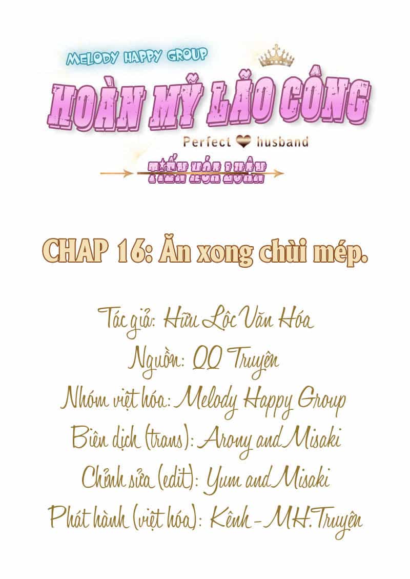 Hoàn Mỹ Lão Công Tiến Hóa Luân - Chương 16 - ảnh 7