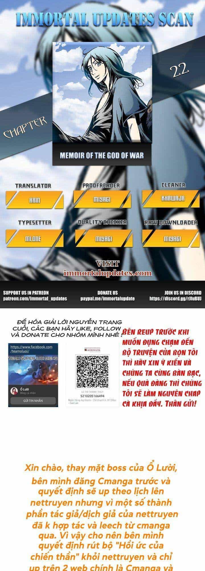 Hồi Ức Của Chiến Thần - Chương 22 - ảnh 1