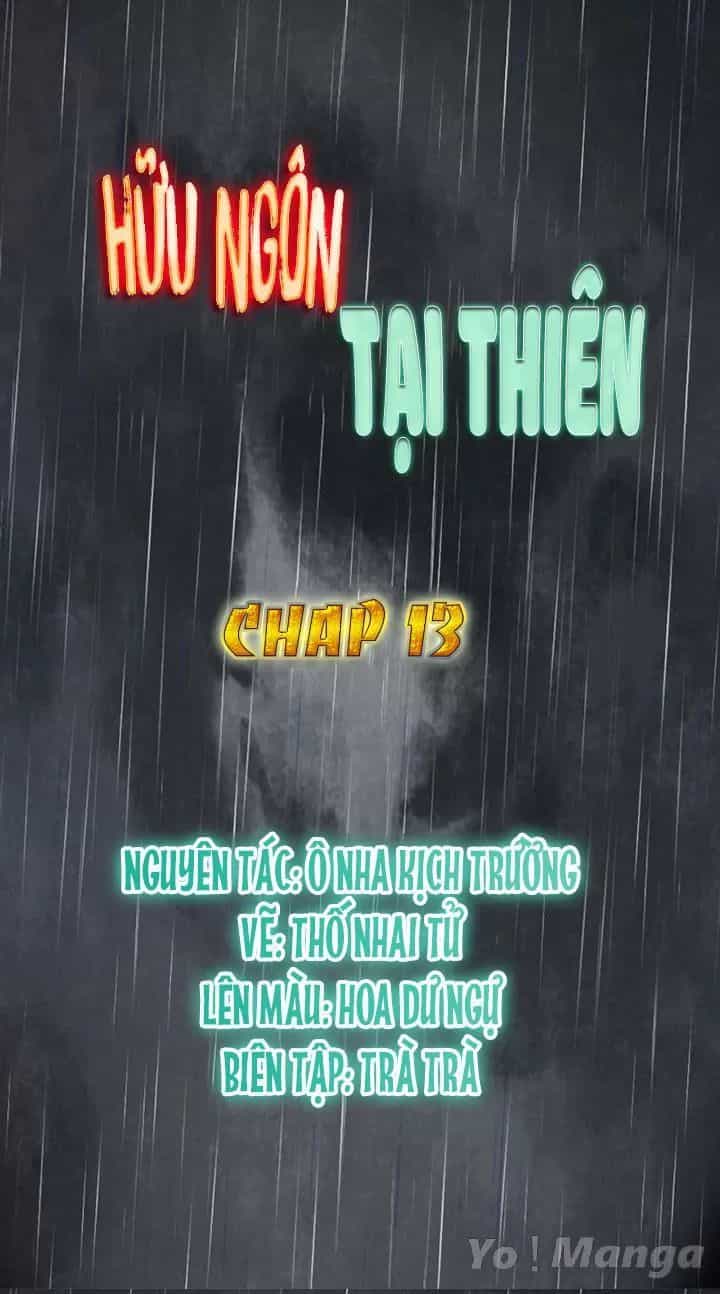 Hữu Ngôn Tại Tiên - Chương 13 - ảnh 1