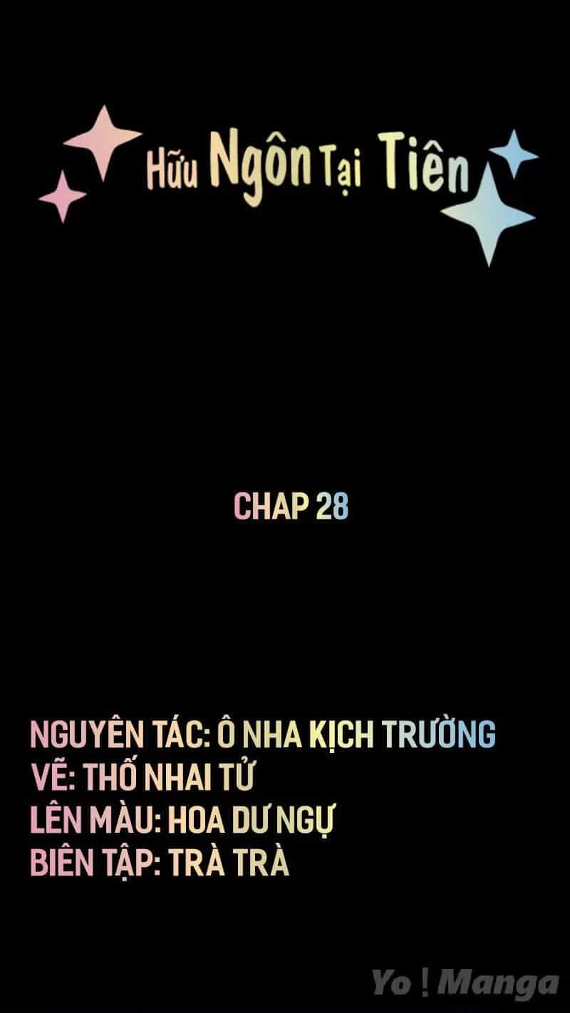 Hữu Ngôn Tại Tiên - Chương 28 - ảnh 1
