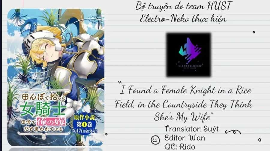 I Found A Female Knight In A Rice Field, In The Countryside They Think She’s My Wife - Chương 44 - ảnh 2