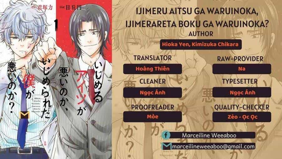 Ijimeru Aitsu Ga Waruinoka, Ijimerareta Boku Ga Waruinoka? - Chương 4 - ảnh 1