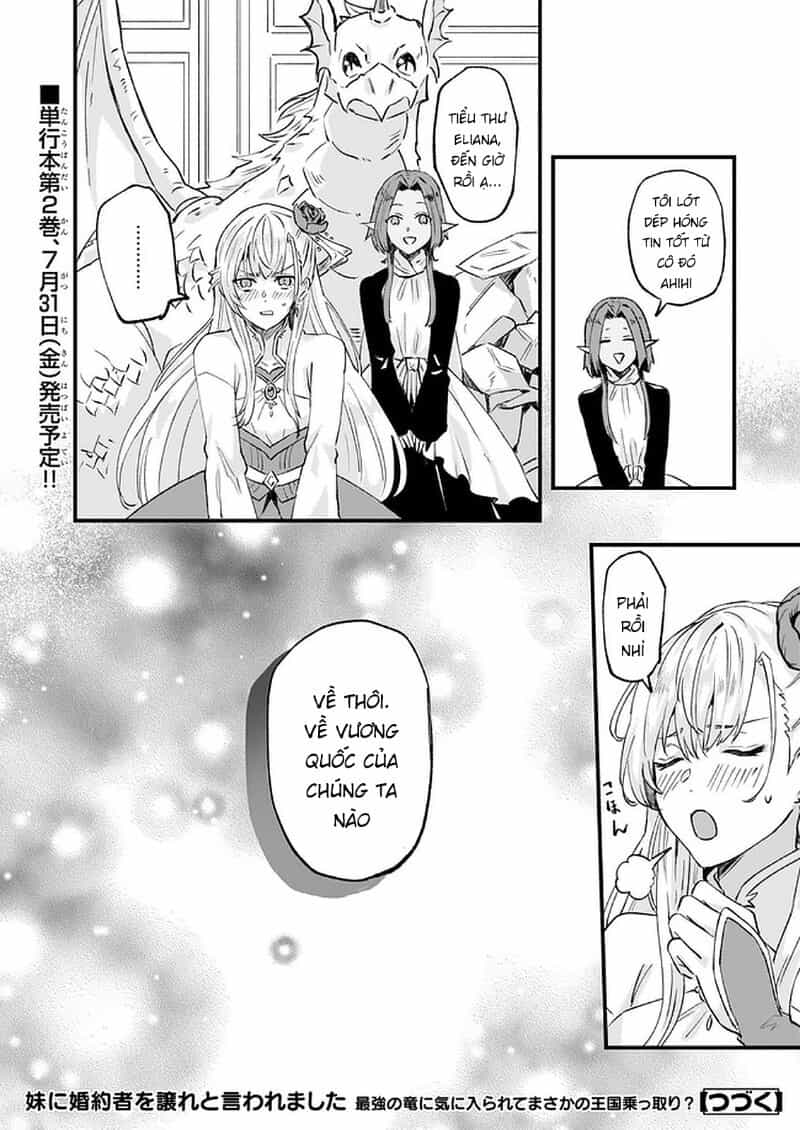 Imouto Ni Fiancee Wo Yuzure To Iwaremashita, Saikyou No Ryuu Ni Kiniirarete Masakano Okoku Nottori? - Chương 14 - ảnh 32