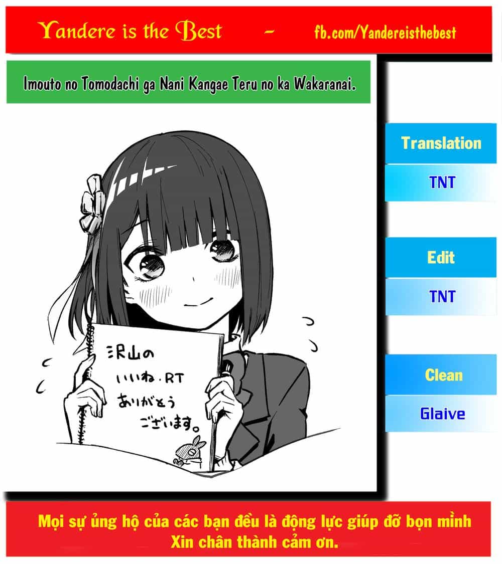 Imouto No Tomodachi Ga Nani Kangae Teru No Ka Wakaranai - Chương 2 - ảnh 1