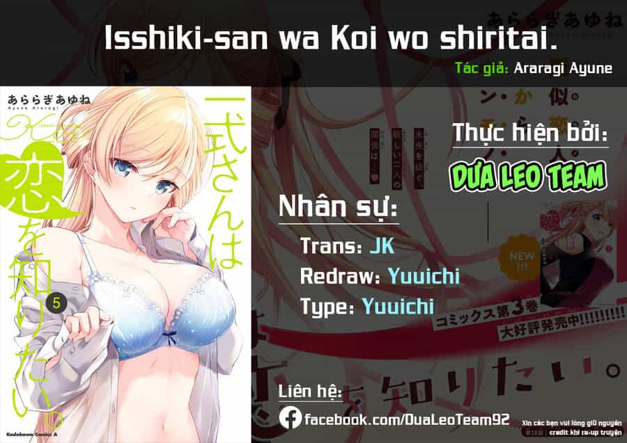 Isshiki-San Wa Koi Wo Shiritai - Chương 18 - ảnh 2