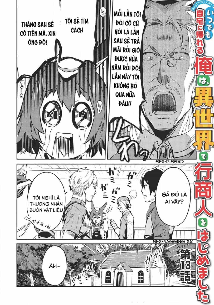 Itsudemo Jitaku Ni Kaerareru Ore Wa, Isekai De Gyoushounin O Hajimemashita - Chương 13 - ảnh 2