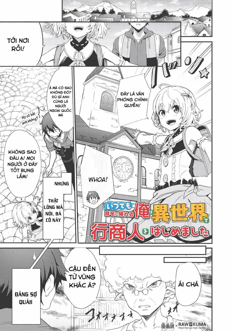 Itsudemo Jitaku Ni Kaerareru Ore Wa, Isekai De Gyoushounin O Hajimemashita - Chương 2 - ảnh 2