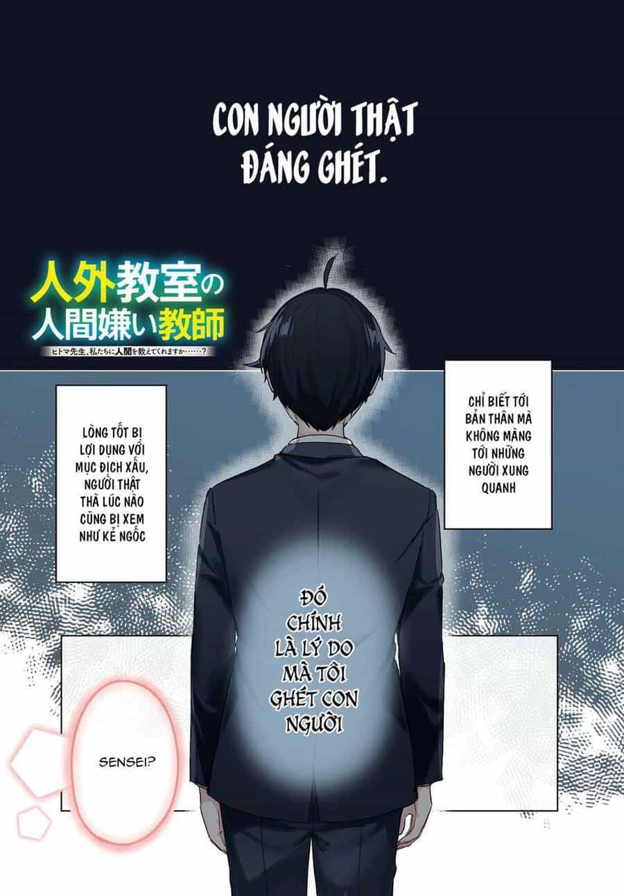 Jingai Kyoushitsu No Ningen-Girai Kyoushi: Hitoma-Sensei, Watashi-Tachi Ni Ningen O Oshiete Kuremasen Ka? - Chương 1 - ảnh 2