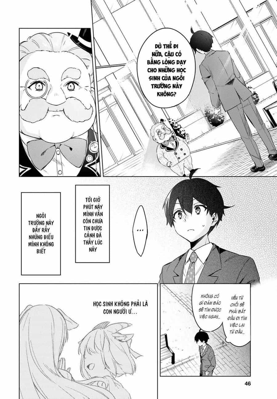 Jingai Kyoushitsu No Ningen-Girai Kyoushi: Hitoma-Sensei, Watashi-Tachi Ni Ningen O Oshiete Kuremasen Ka? - Chương 1 - ảnh 27