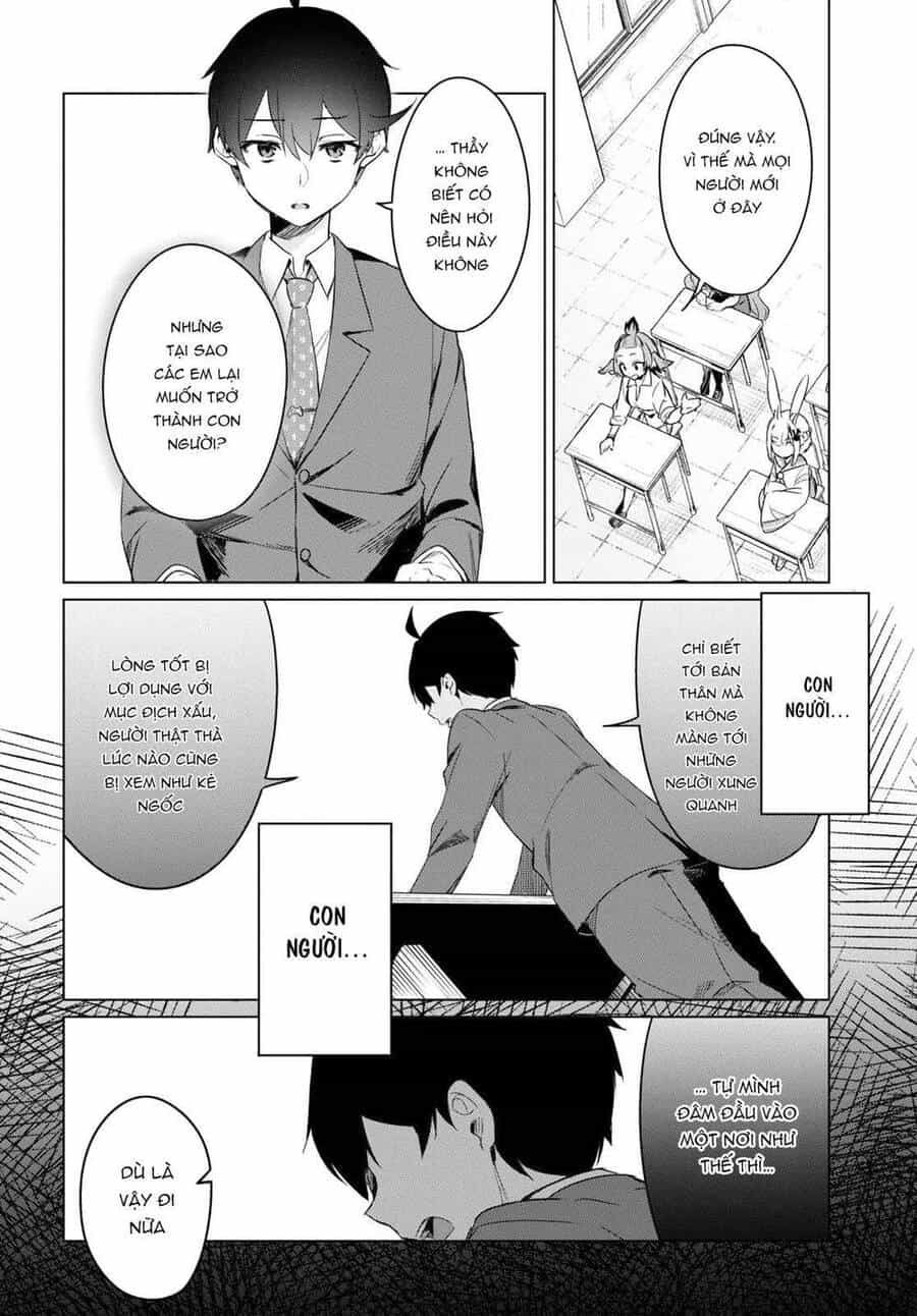 Jingai Kyoushitsu No Ningen-Girai Kyoushi: Hitoma-Sensei, Watashi-Tachi Ni Ningen O Oshiete Kuremasen Ka? - Chương 1 - ảnh 36