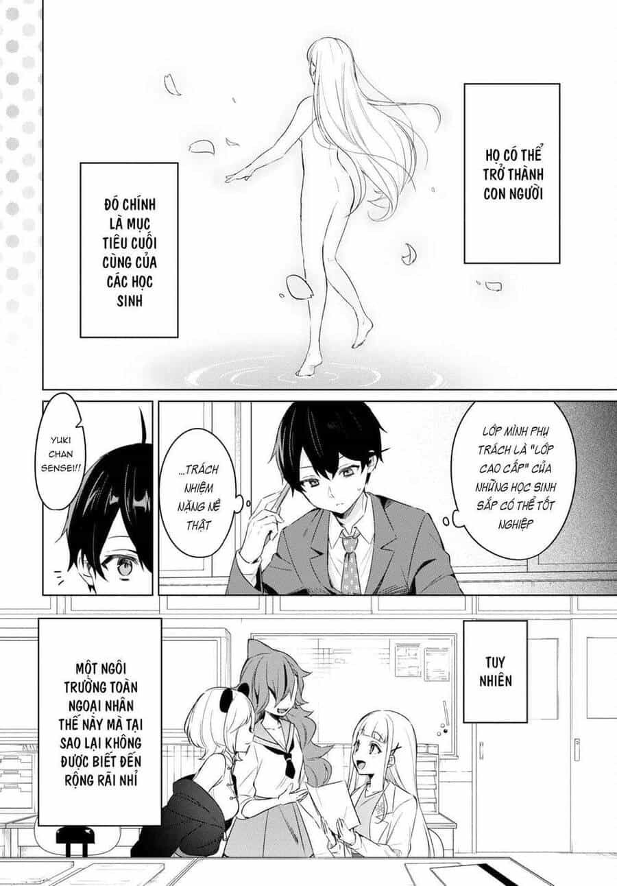 Jingai Kyoushitsu No Ningen-Girai Kyoushi: Hitoma-Sensei, Watashi-Tachi Ni Ningen O Oshiete Kuremasen Ka? - Chương 2 - ảnh 11