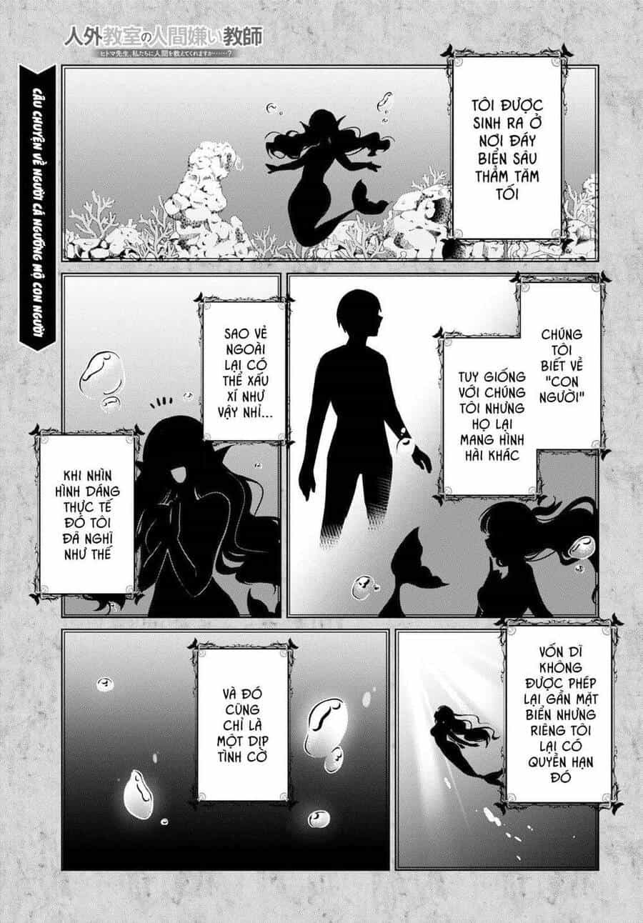 Jingai Kyoushitsu No Ningen-Girai Kyoushi: Hitoma-Sensei, Watashi-Tachi Ni Ningen O Oshiete Kuremasen Ka? - Chương 2 - ảnh 2
