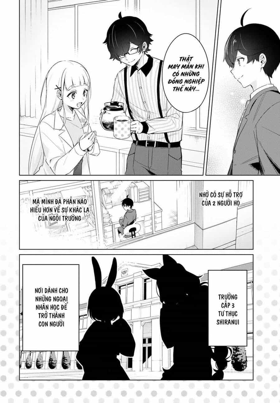 Jingai Kyoushitsu No Ningen-Girai Kyoushi: Hitoma-Sensei, Watashi-Tachi Ni Ningen O Oshiete Kuremasen Ka? - Chương 2 - ảnh 9