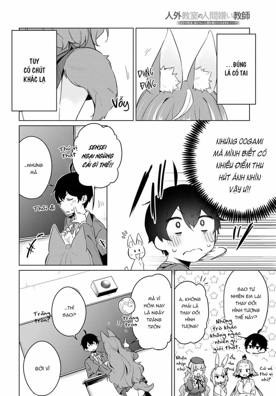 Jingai Kyoushitsu No Ningen-Girai Kyoushi: Hitoma-Sensei, Watashi-Tachi Ni Ningen O Oshiete Kuremasen Ka? - Chương 3 - ảnh 9