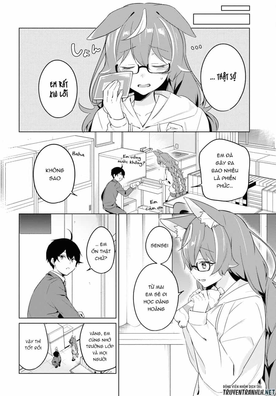 Jingai Kyoushitsu No Ningen-Girai Kyoushi: Hitoma-Sensei, Watashi-Tachi Ni Ningen O Oshiete Kuremasen Ka? - Chương 4 - ảnh 21