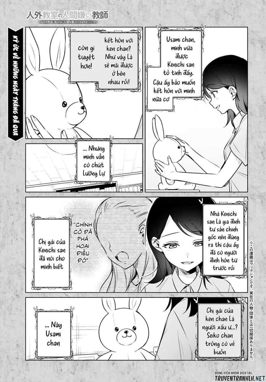 Jingai Kyoushitsu No Ningen-Girai Kyoushi: Hitoma-Sensei, Watashi-Tachi Ni Ningen O Oshiete Kuremasen Ka? - Chương 7 - ảnh 2