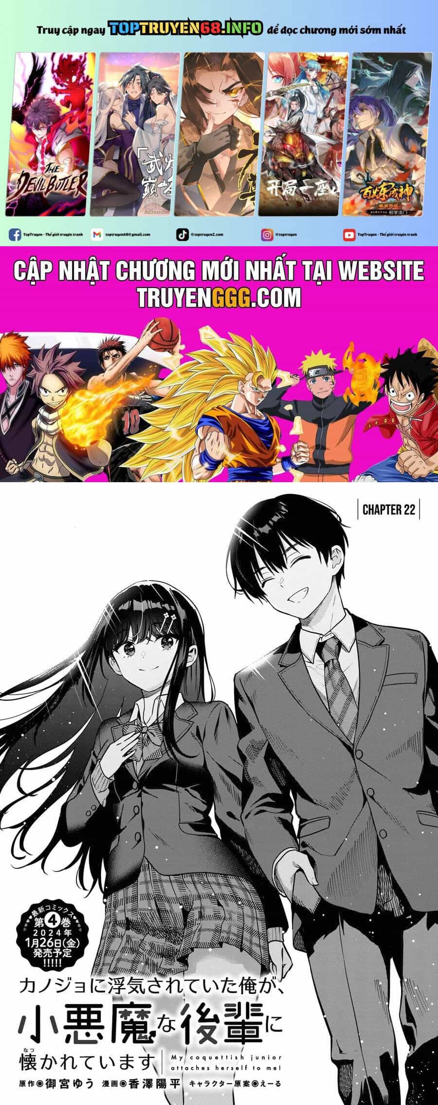 Kanojo Ni Uwaki Sareteita Ore Ga, Koakuma Na Kouhai Ni Natsukareteimasu - Chương 22 - ảnh 2