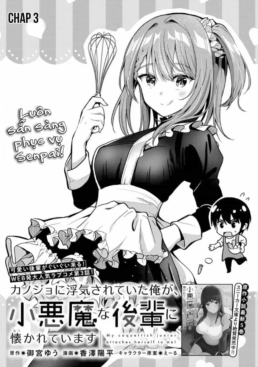 Kanojo Ni Uwaki Sareteita Ore Ga, Koakuma Na Kouhai Ni Natsukareteimasu - Chương 3 - ảnh 3