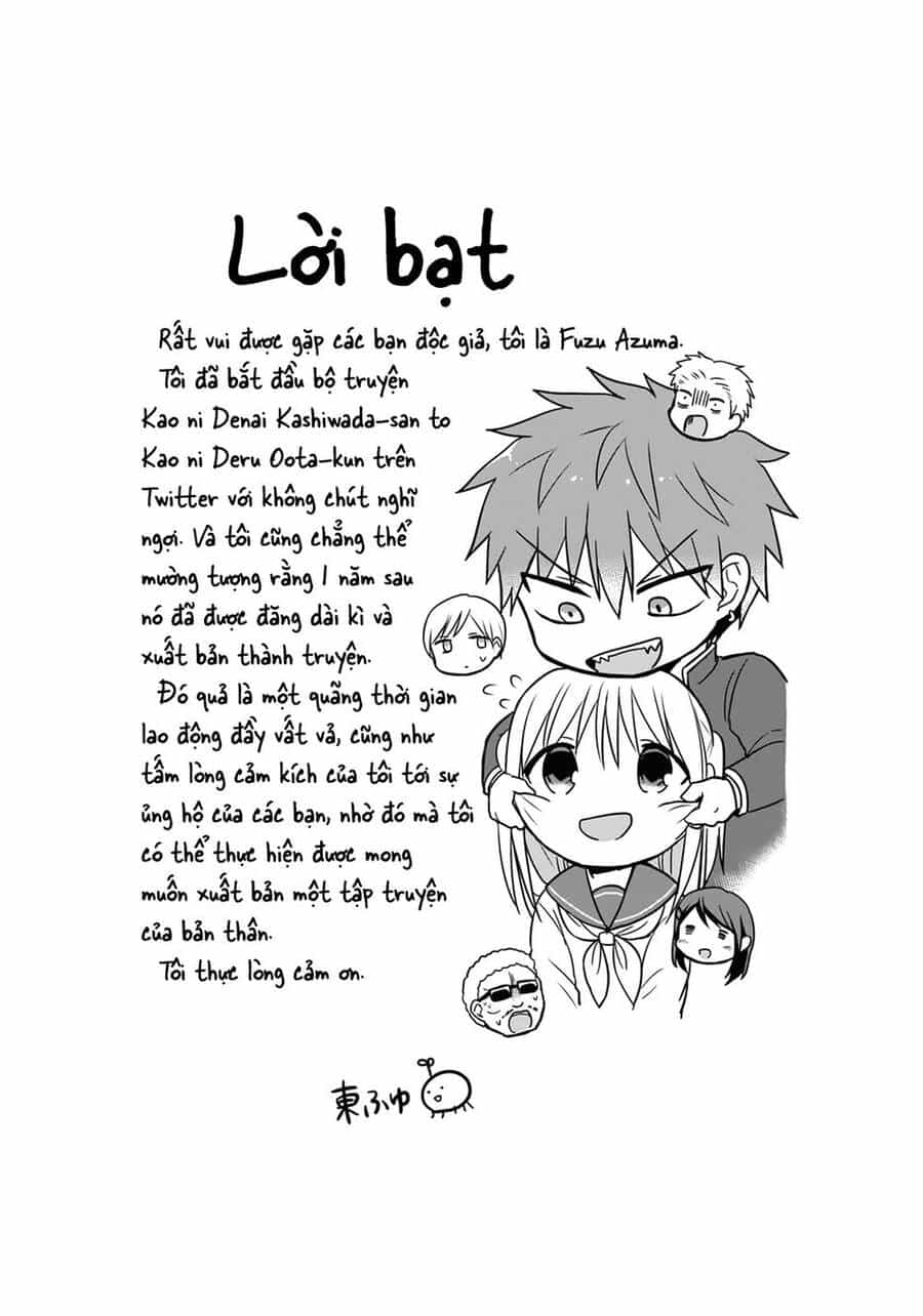 Kao Ni Denai Kashiwada-San To Kao Ni Deru Oota-Kun - Chương 13.5 - ảnh 9