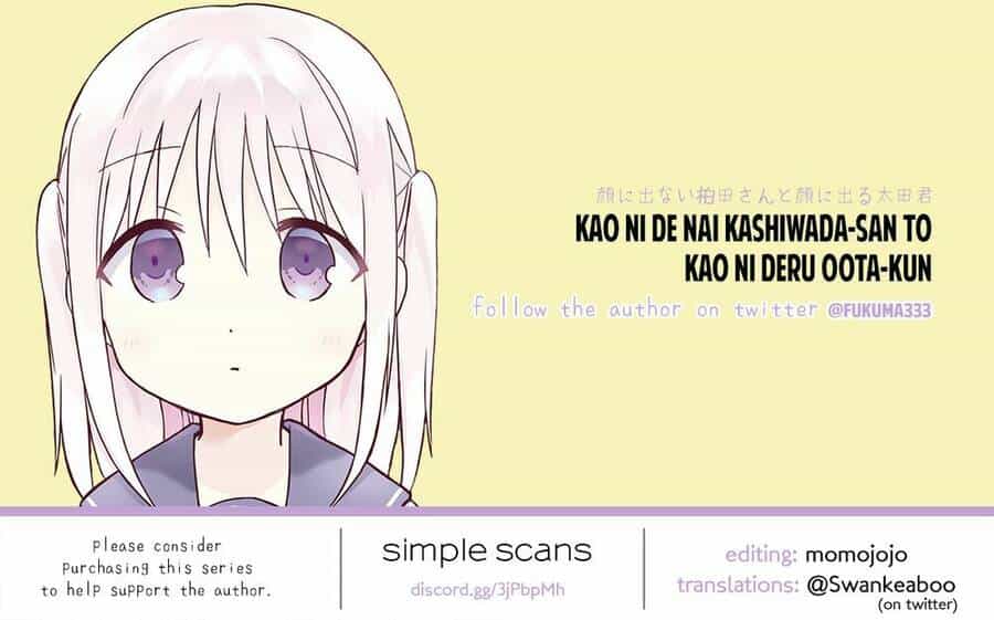 Kao Ni Denai Kashiwada-San To Kao Ni Deru Oota-Kun - Chương 16 - ảnh 15