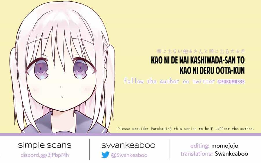 Kao Ni Denai Kashiwada-San To Kao Ni Deru Oota-Kun - Chương 26 - ảnh 16