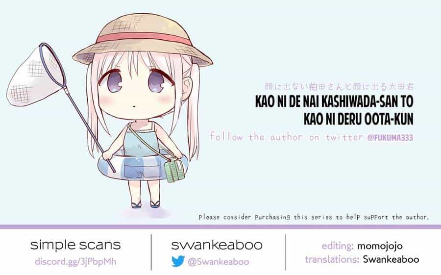 Kao Ni Denai Kashiwada-San To Kao Ni Deru Oota-Kun - Chương 28 - ảnh 16