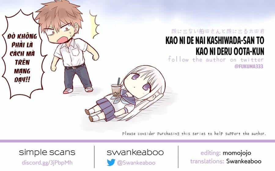 Kao Ni Denai Kashiwada-San To Kao Ni Deru Oota-Kun - Chương 31.5 - ảnh 15