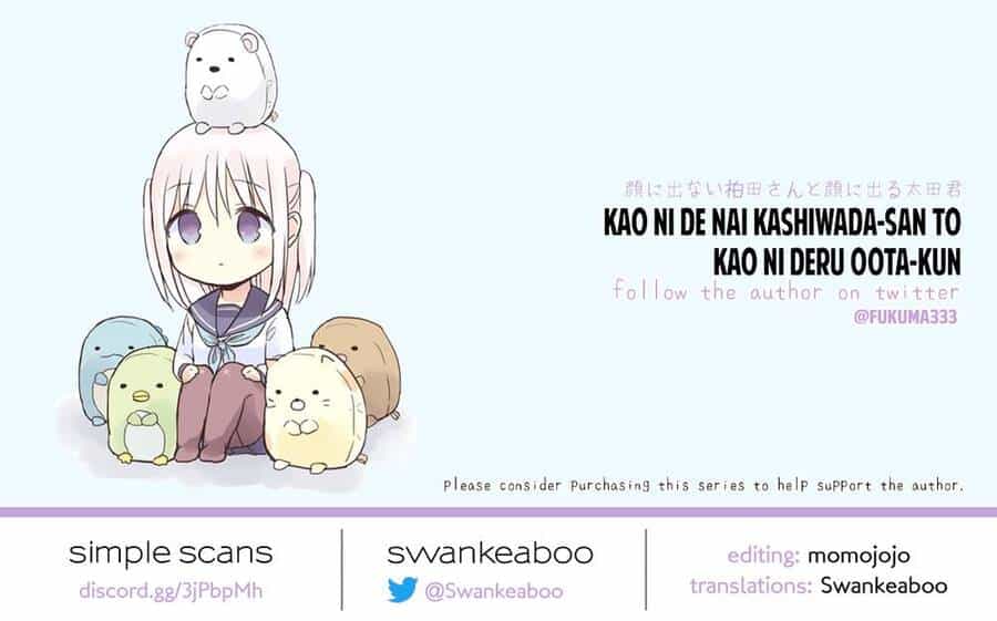 Kao Ni Denai Kashiwada-San To Kao Ni Deru Oota-Kun - Chương 36 - ảnh 15