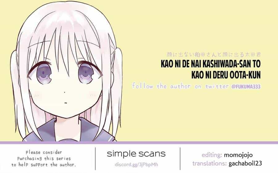 Kao Ni Denai Kashiwada-San To Kao Ni Deru Oota-Kun - Chương 5 - ảnh 14