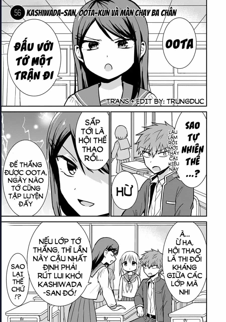 Kao Ni Denai Kashiwada-San To Kao Ni Deru Oota-Kun - Chương 56 - ảnh 3