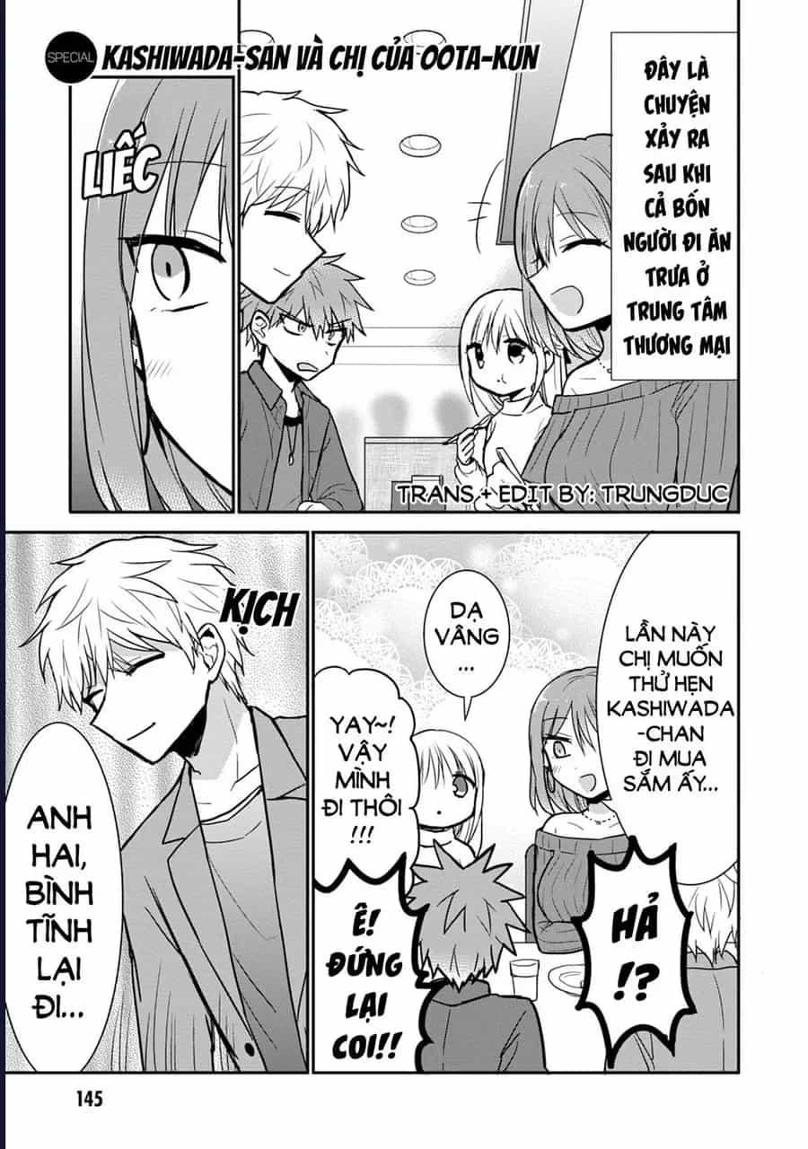 Kao Ni Denai Kashiwada-San To Kao Ni Deru Oota-Kun - Chương 63.5 - ảnh 4