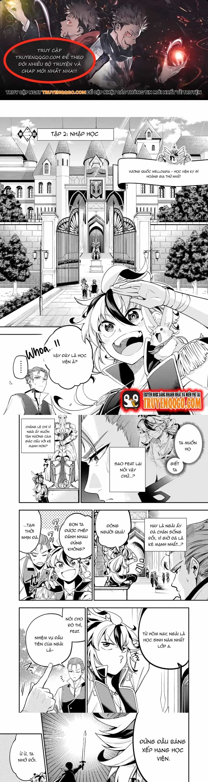 Ken O Motanai Ken Sei, Kizoku Ni Shihai Sa Reta Kishi Gakuen De Muso Suru - Chương 2 - ảnh 1
