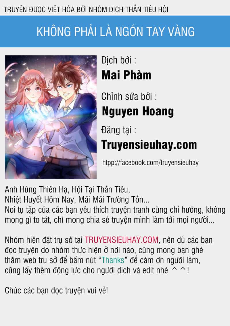 Không Phải Ngón Tay Vàng - Chương 2 - ảnh 1